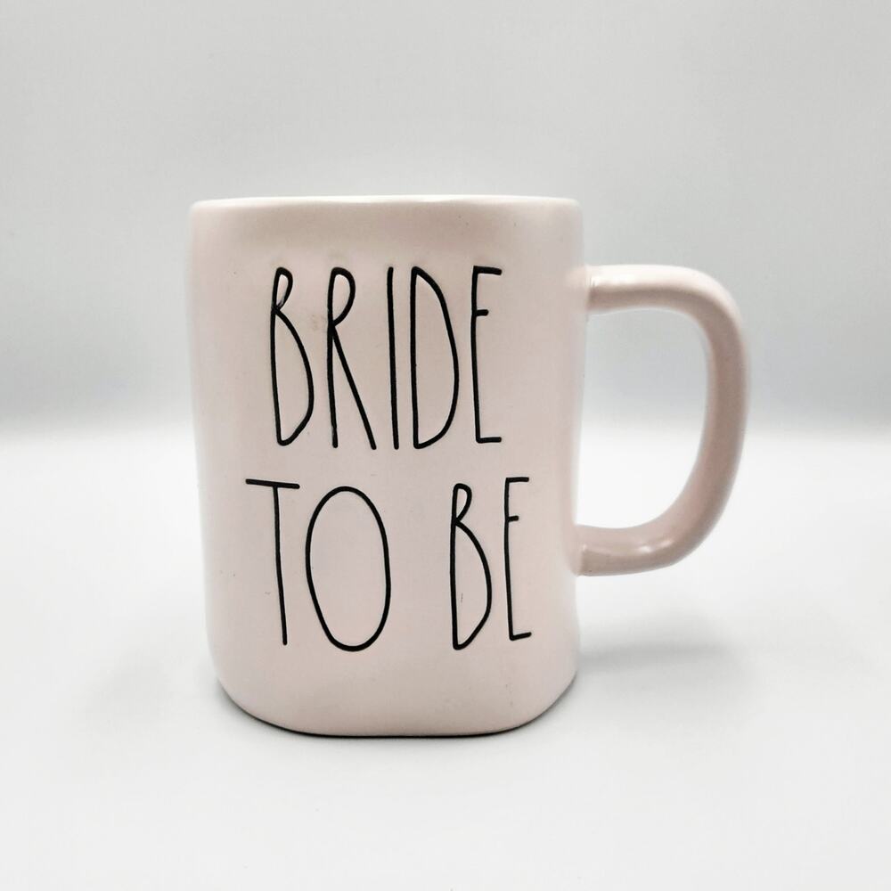 Rae Dunn Artisan Collection by Magenta "BRIDE TO BE " Pink Ceramic Coffee Mug